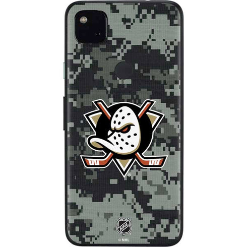 NHL Anaheim Ducks Camo Google Pixel 4a Skin